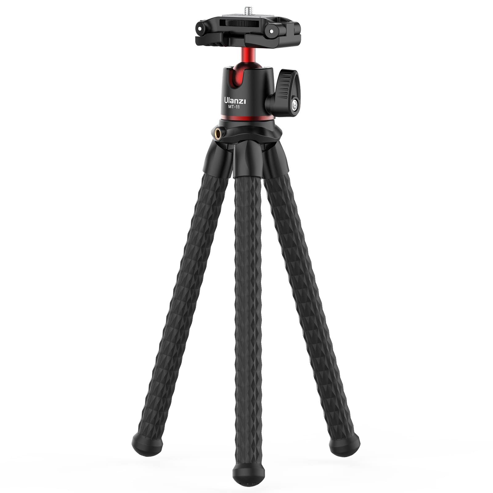 Ulanzi MT-11 Octopus Flexible Tripod – UAEPhotography AccessoriesThe Ulanzi MT-11 Octopus Flexible Tripod is essential for content creators, vloggers, and mobile photographers throughout the UAE. Its highly flexible legs allow it to securely grip poles, t
