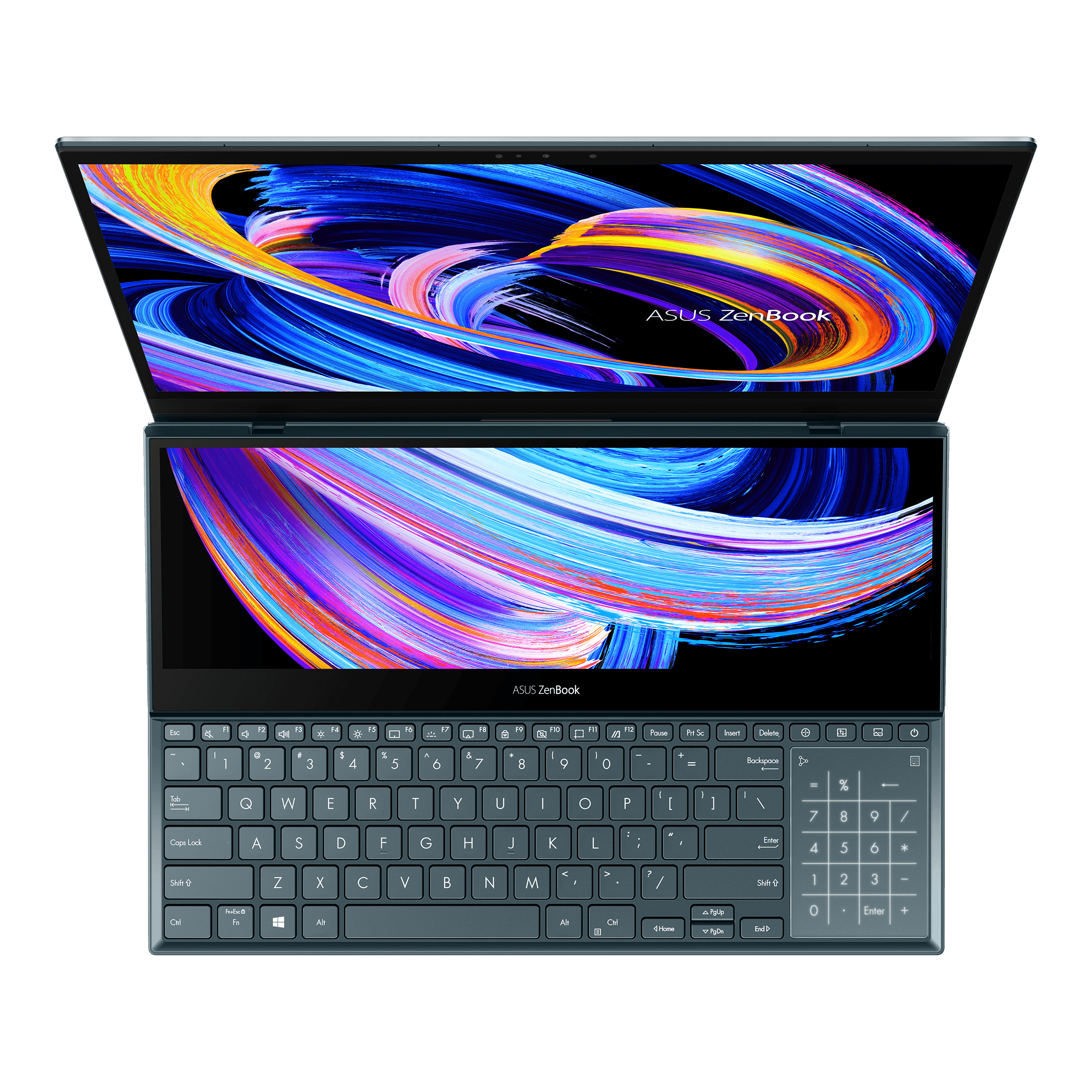 ASUS Zenbook Pro Duo 15 OLED UX582ZW-OLED209W Laptop Intel Core i9-12900H 32GB 1TB SSD NVIDIA GeForce RTX 3070 Ti 8GB 15.6-inch 4K OLED Windows 11 Home - Celestial Blue