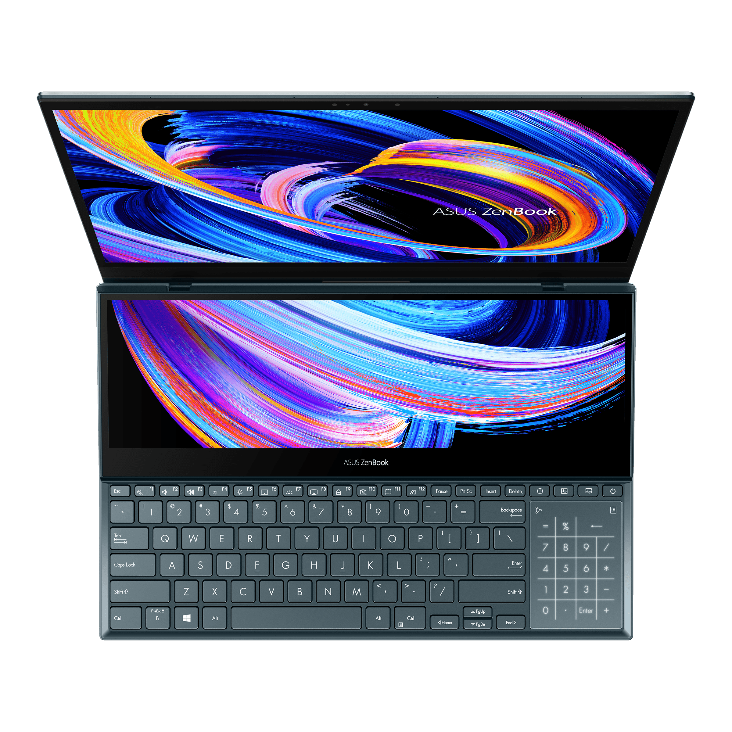 ASUS Zenbook Pro Duo 15 OLED UX582ZW-OLED209W Laptop Intel Core i9-12900H 32GB 1TB SSD NVIDIA GeForce RTX 3070 Ti 8GB 15.6-inch 4K OLED Windows 11 Home - Celestial BlueLaptopsThe laptop of tomorrowZenBook Pro Duo 15 OLED lets you get things done in style: