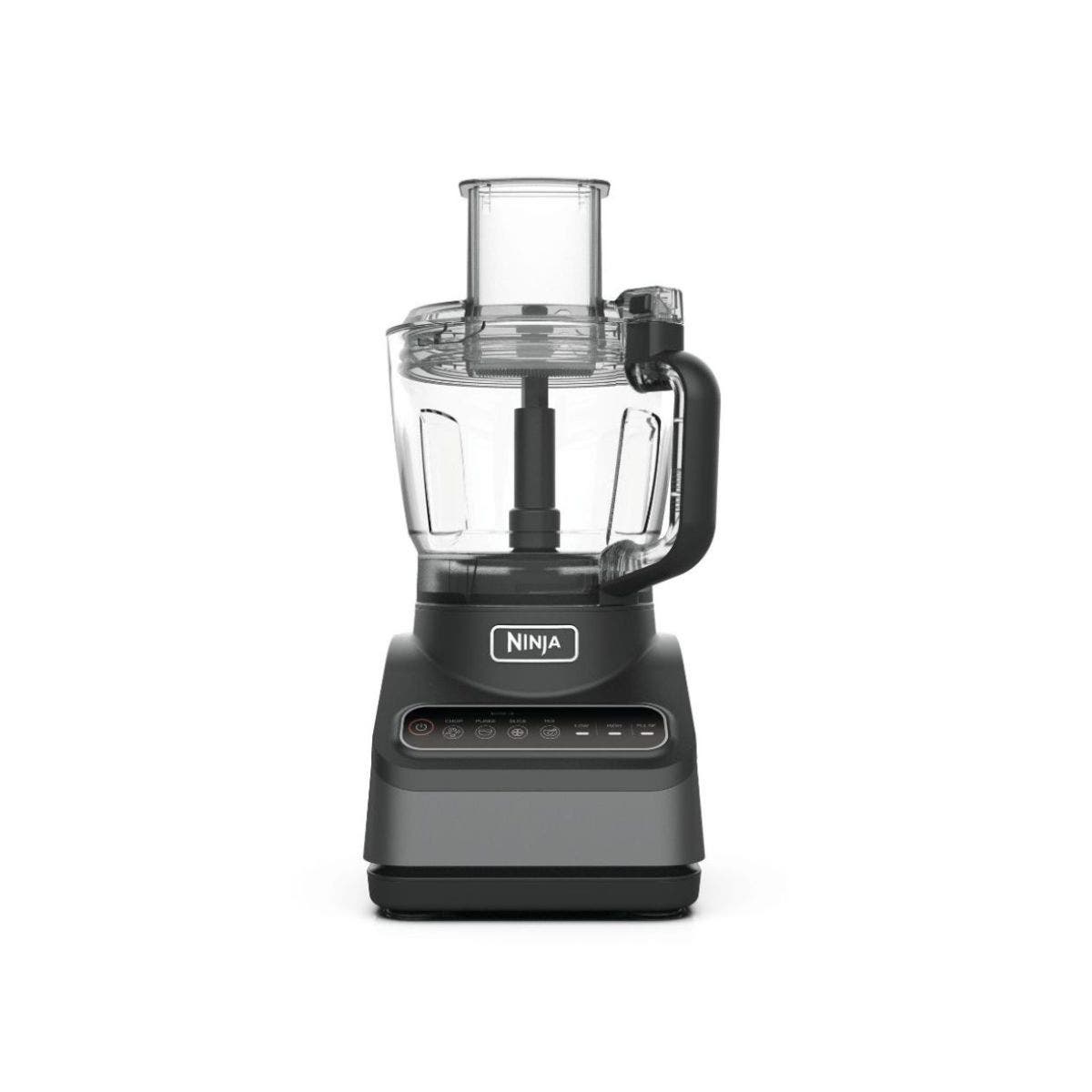 Ninja Food Processor with Auto-IQ 2.1L BN650MEKitchen AppliancesPrecise food prep in a flash. Chop, mix, puree, slice and grate even the toughest ingredients. 4 Auto-iQ programs: Chop, Puree, Slice & Mix, plus Low, High & Pulse settings. Interchangeable a