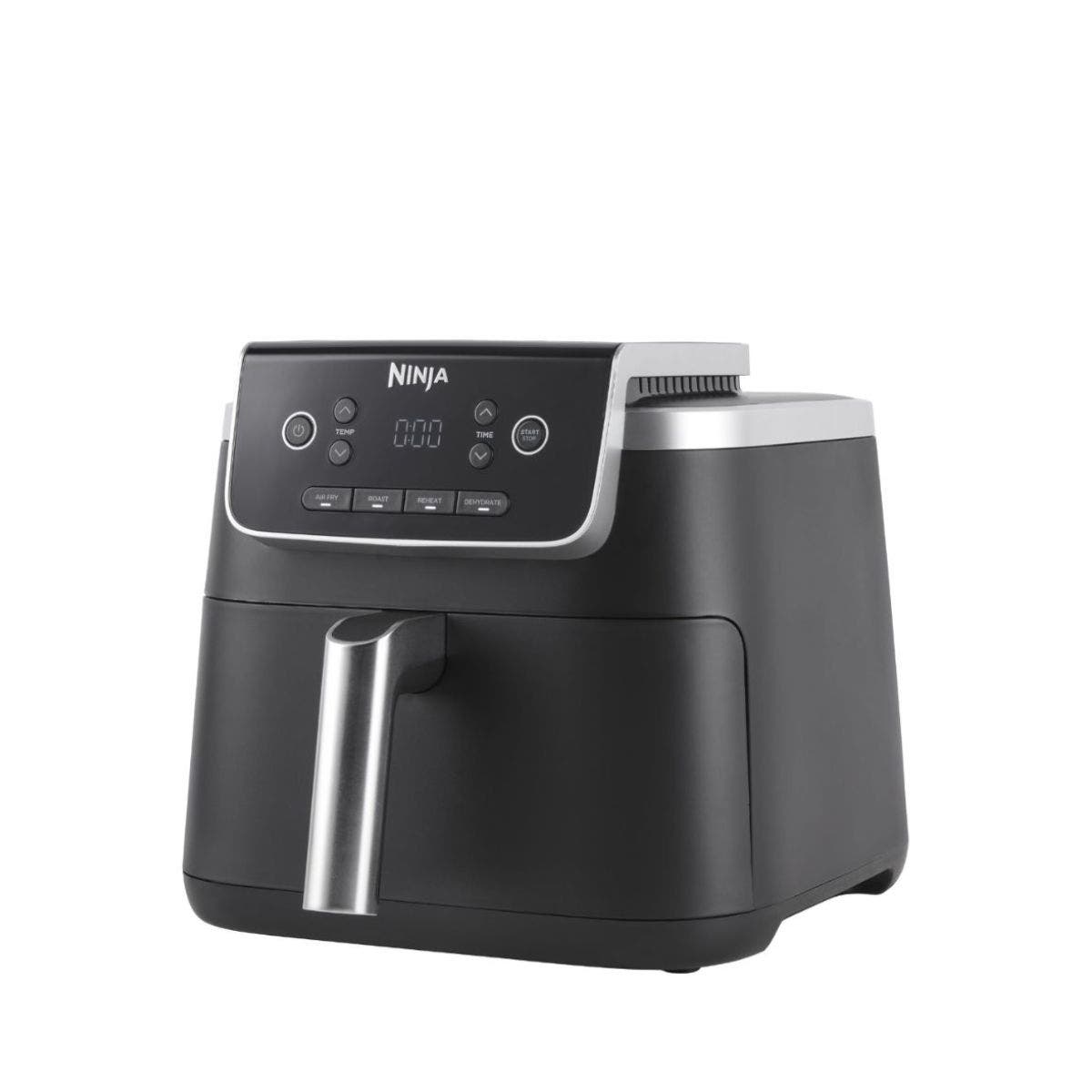 Ninja Air Fryer Pro 4L AF140ME 4-in-1 Single Non-Stick Drawer 1500W - BlackKitchen AppliancesSingle-drawer air fryer fits a whole 1kg chicken: best for 1-2 people Healthier frying: up to 75% less fat than traditional frying methods 4 cooking functions: Ai