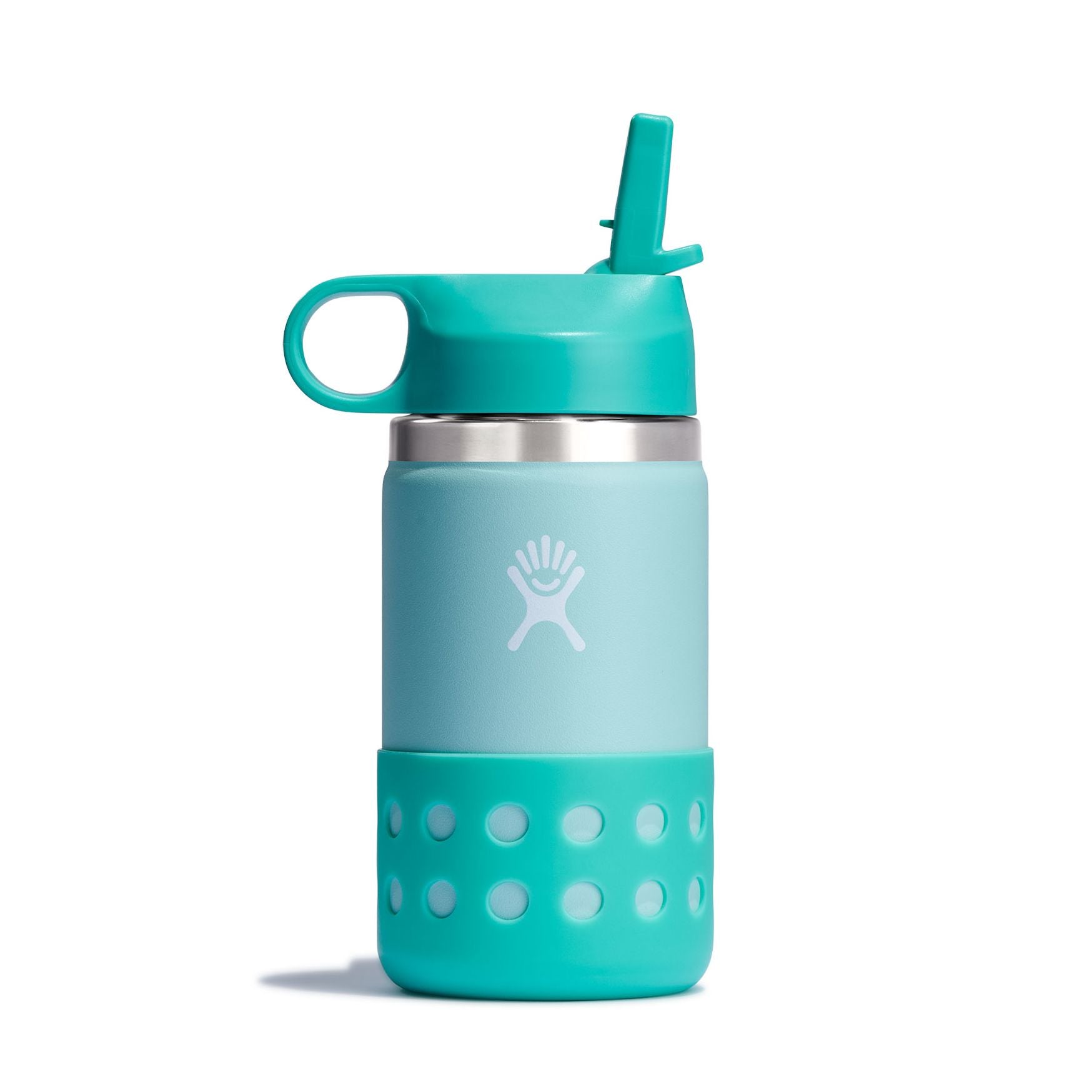 Hydro Flask Kids Bottle Wide Mouth 350mlInsulated stainless steel water bottle for kids.The kid’s 12 oz stainless steel water bottle is the perfect insulated bottle for school, family hikes and everyday hydration. The straw cap makes sipping easy, and the