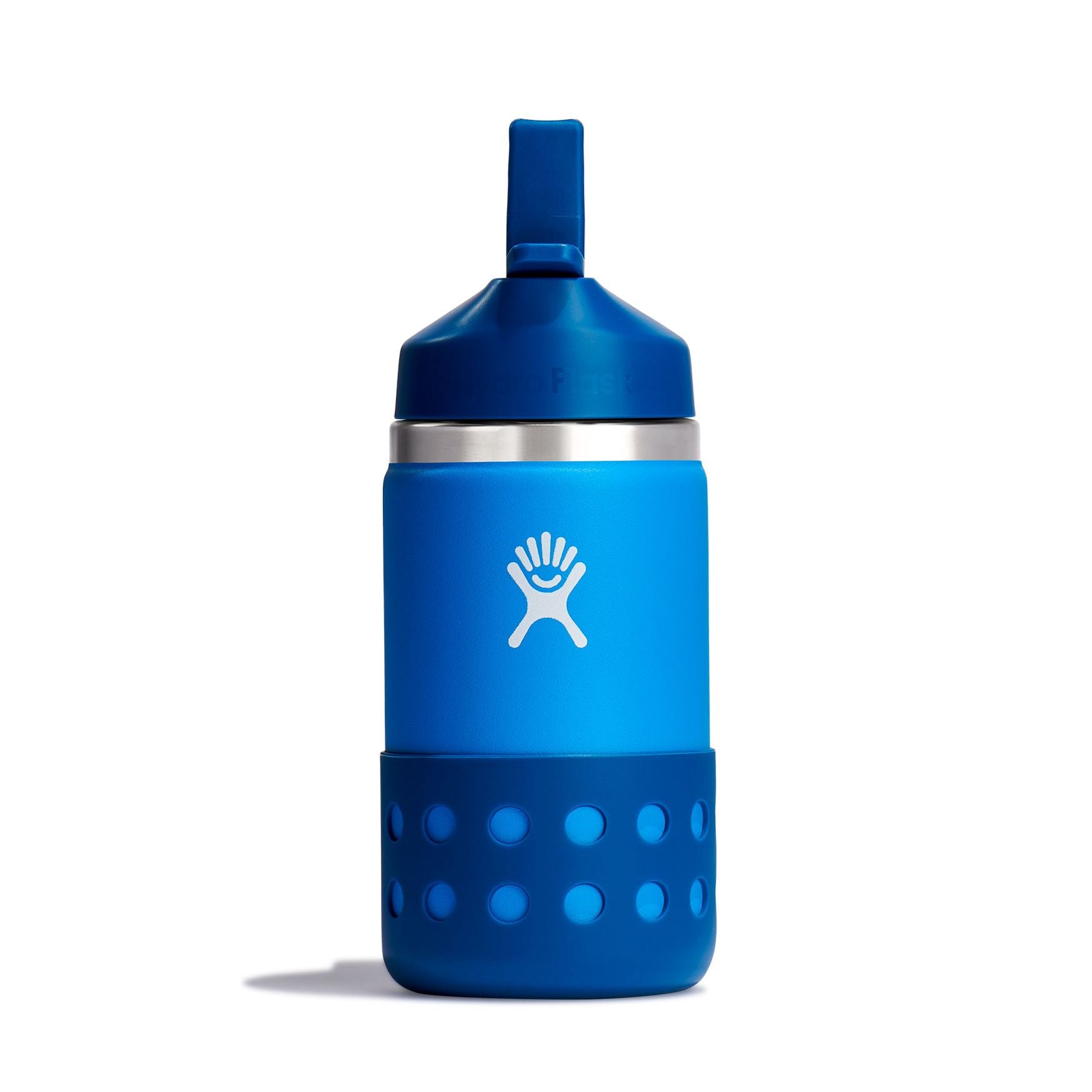 Hydro Flask Kids Bottle Wide Mouth 350mlInsulated stainless steel water bottle for kids.The kid’s 12 oz stainless steel water bottle is the perfect insulated bottle for school, family hikes and everyday hydration. The straw cap makes sipping easy, and the