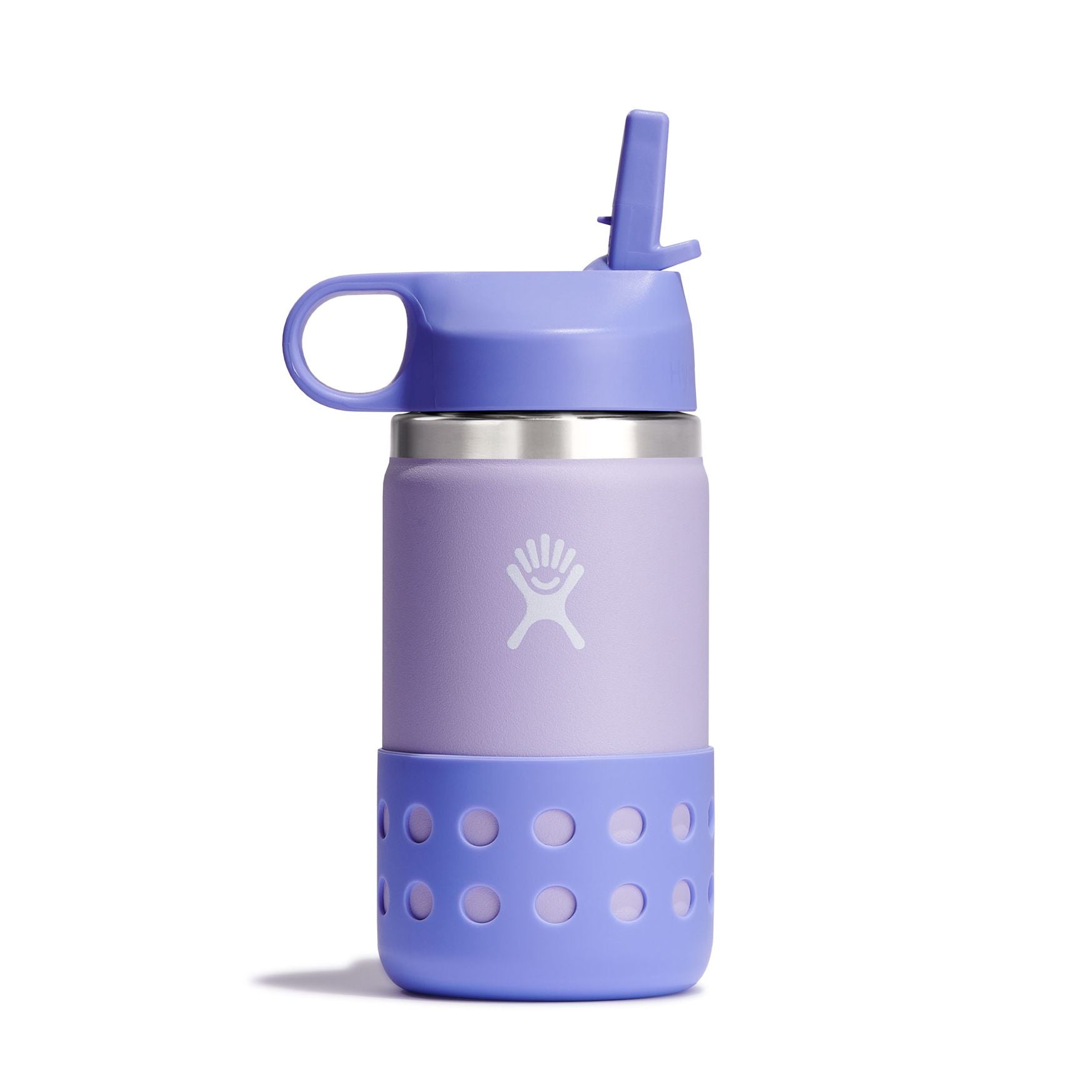 Hydro Flask Kids Bottle Wide Mouth 350mlInsulated stainless steel water bottle for kids.The kid’s 12 oz stainless steel water bottle is the perfect insulated bottle for school, family hikes and everyday hydration. The straw cap makes sipping easy, and the