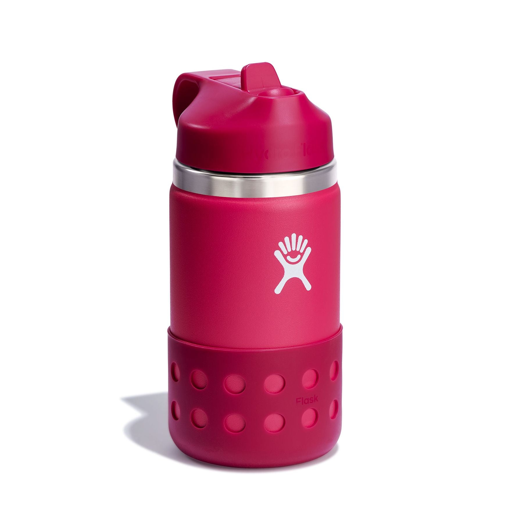 Hydro Flask Kids Bottle Wide Mouth 350mlInsulated stainless steel water bottle for kids.The kid’s 12 oz stainless steel water bottle is the perfect insulated bottle for school, family hikes and everyday hydration. The straw cap makes sipping easy, and the