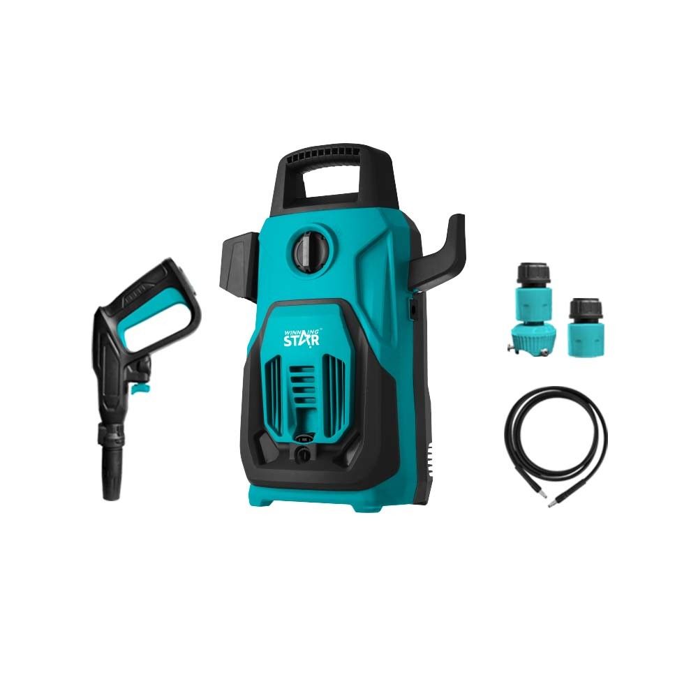 Winning Star 90BAR Portable High Pressure Car Washer MachineCar CareIntroducing the Winning Star 90BAR Portable High Pressure Car Washer Machine - a compact, electric device that effortlessly cleans cars with an impressive operational pressure of up to 60