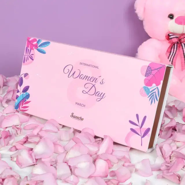 Womens Day I See a Strong Women in You Chocolates By SweechoChocolate & ConfectioneryBrand - Sweecho Text - I See a Strong Women in You Type - Milk Chocolate Quantity - 25 Pcs Marble Chocolate Letters Assorted Flavors - Pistachio, Cheesecake, Peanut, Cara