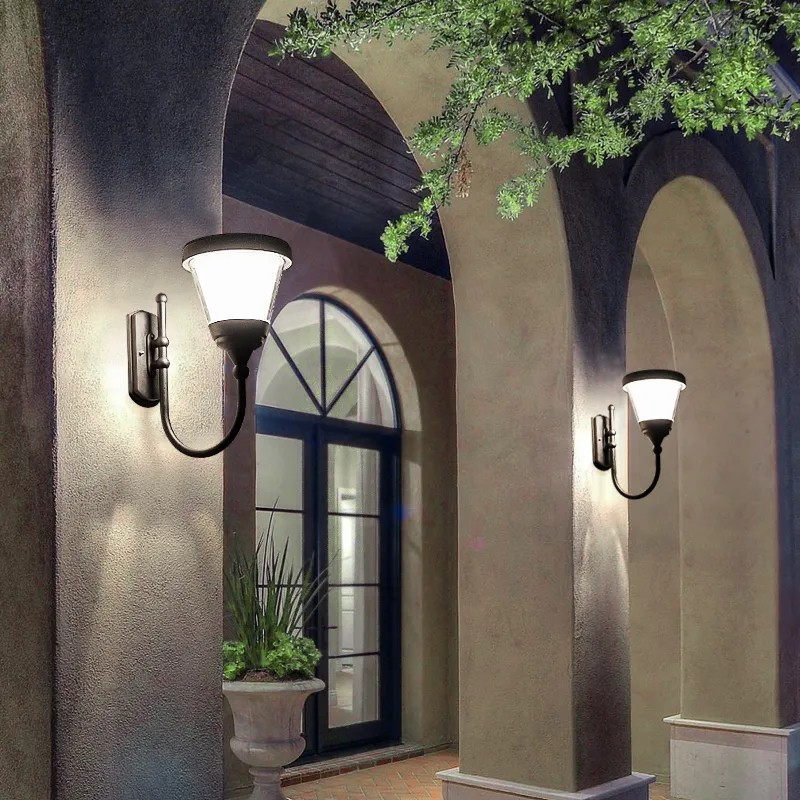Outdoor Solar Wall Light W09 – 3000K Warm White LED | Energy Saving | 1-Year Warranty