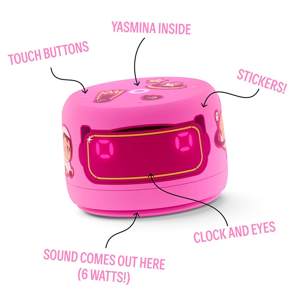 Yasmina Lite AI Enabled Smart Speaker | Voice-Controlled Assistant UAELED Lights/Speaker/ChargingBring intelligence and style to your space with the Yasmina Lite AI Smart Speaker. Compact yet powerful, this voice-enabled device is designed to make your ev