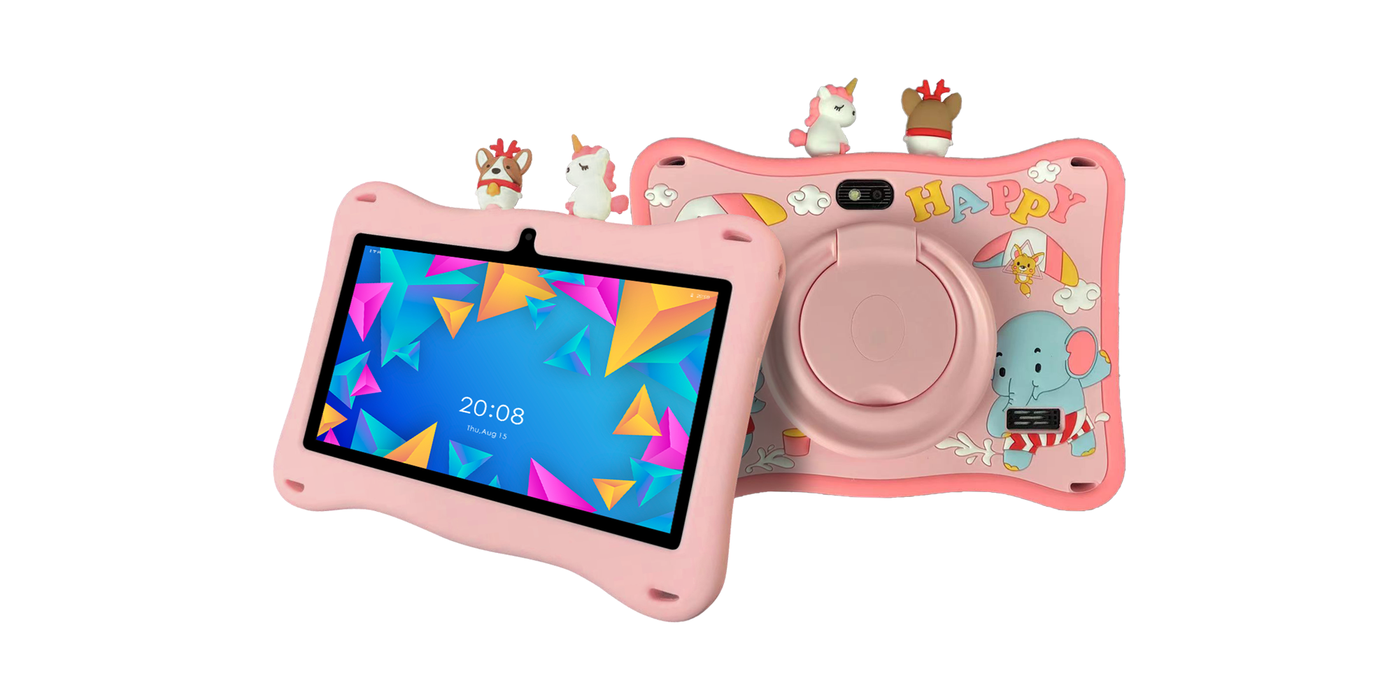 Oteeto Tab 5 Kids, 7 inch Display 4GB RAM 128GB ROM, 3000 mAh Battery, 5G Wi-Fi NetworkTabletsDesigned for little hands and big imaginations! Safe, smart, and super fun! Introducing the ultimate Oteeto TAB 5 Kids’ tablet. Discover a World of Fun and Educa