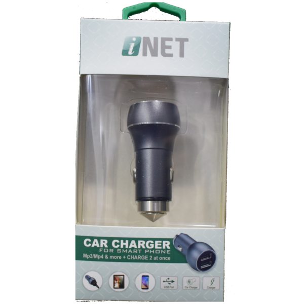 Inet Car Charger BlackLetstango Promo• Up To 90% Discount • NOTE: Opened Boxes, As Is and Warranty not Available Minimum order required (50 AED) to avail the free delivery…
