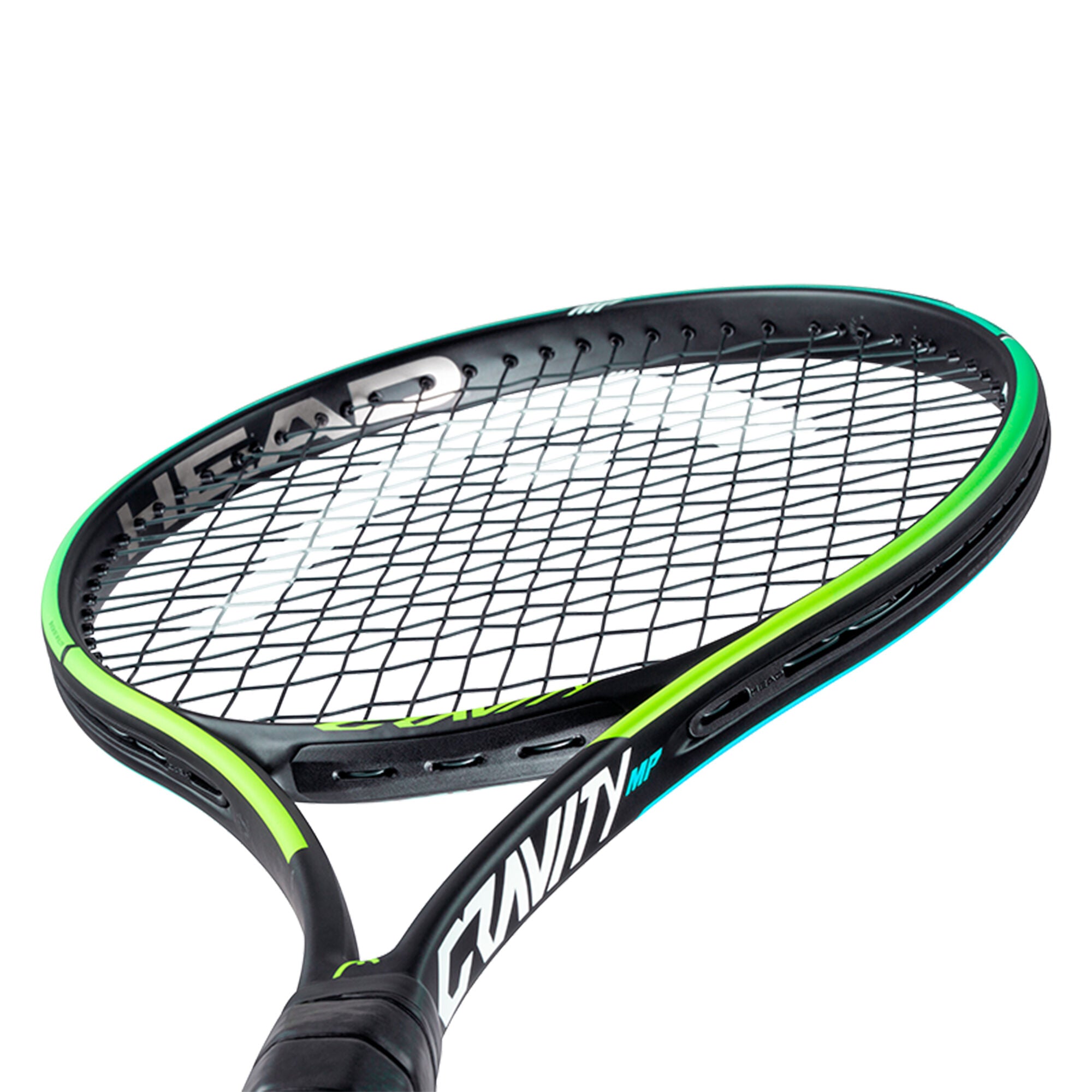 Gravity MP 2021EquipmentsDominate any court and opponent with the GRAVITY MP. From the massive sweetspot to the new, bold and distinctive flip design in bright colors, with a yellow-green fade on one side and a blue-violet fade on the other, this is a mod