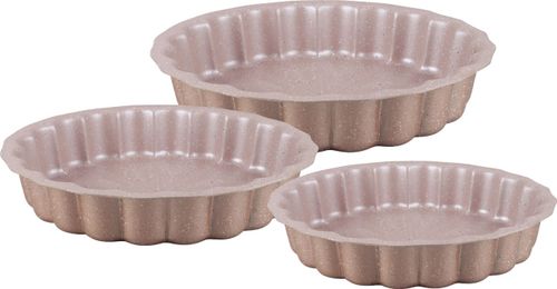 Dessini Granite Coating 3 Pcs Cake Pan set Purple1*24cm cake pan 1*28cm cake pan 1*32cm cake pan