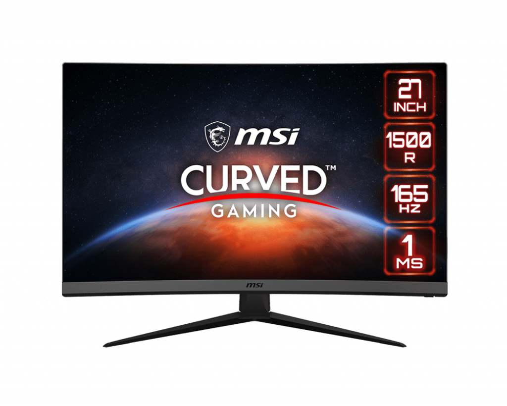 MSI Gaming Monitor Optix G27C7 FHD 27"Curved 9S6-3CC61Q-013Gaming Laptops & DesktopsVisualize your victory with MSI Optix G27C7 Curved Gaming monitor. Equipped with a 1920x1080, 165hz Refresh rate, 1ms response time panel, Optix G27C7 will give you the co
