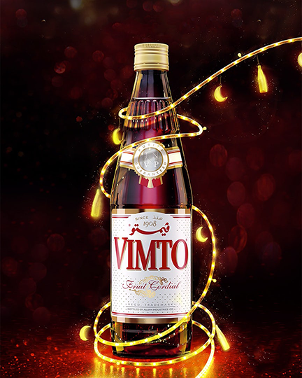 Vimto Fruit Cordial Syrup Bottle, 710mlDrinksVimto is a popular drink in the Arab world especially popular in Ramadan Give yourself a fresh drink at any time of the day with the Vimto Fruit Cordial Syrup. It has a magnificent fruity taste and is sure to k