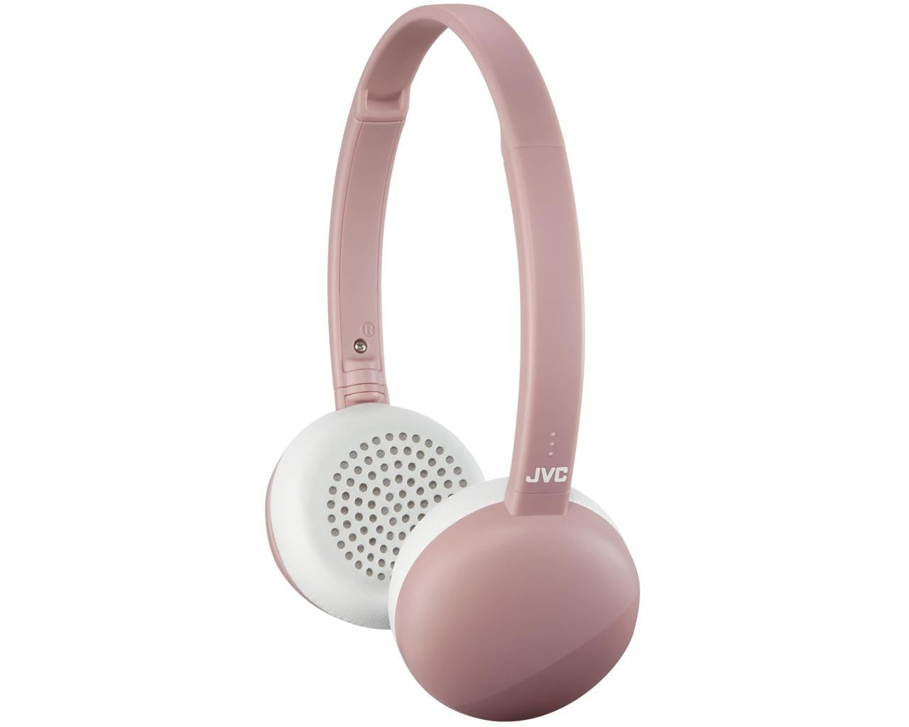 JVC Wireless On-ear Noise Cancelling HeadphoneHeadphonesWireless with Bluetooth connection 11 hours listening with rechargeable battery Integrated 3button remote with mic Light weight with flat foldable design