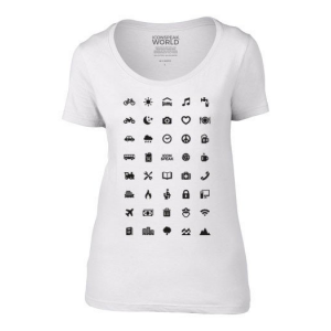 Icon Speak World Women's T-ShirtFashionIcon Speak World Women's T-shirtThe Icon Speak World Women's T-shirt is the ultimate traveler shirt. It is the very idea that led us to start this business and create a new and pure form of functional wear. Take this