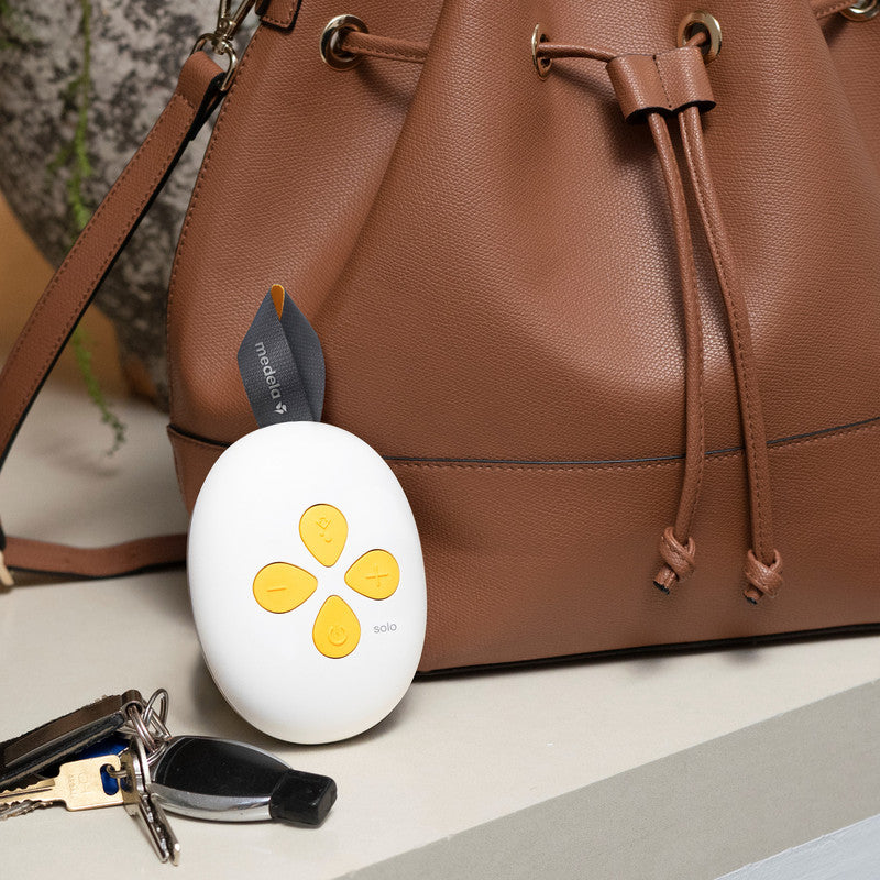 Medela Solo – Single Electric Breast PumpNursing & FeedingMedela’s Swing Flex breast pump has been reborn as Solo. Solo is a compact, effective and easy-to-use single electric breast pump with a rechargeable built-in battery, 2-phase Expression® technolog