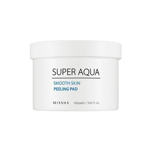 MISSHA Super Aqua Smooth Skin Peeling PadMake-UpA peeling pad a day!A simple, everyday, 10-second solutionfor dead skin cell removal. Skin-soothing ingredients gentle enoughfor a peel a day Remove dead skin cells with AHADissolve sebum with BHA PHA remove