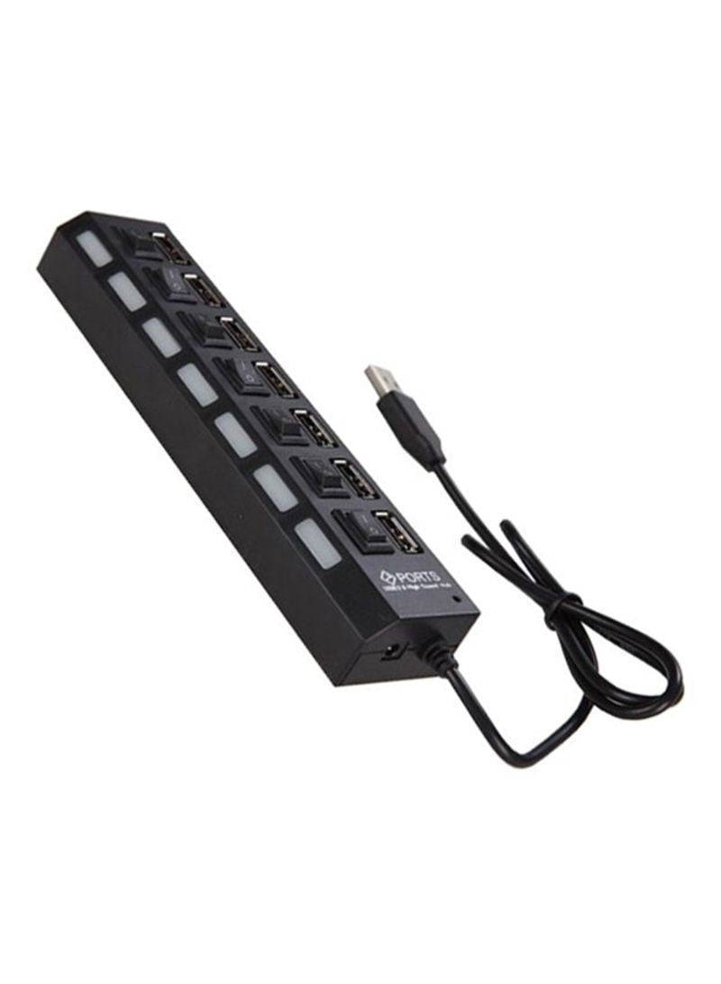 7-Port USB 2.0 Hub With Separate On-Off SwitchPower Strips & Surge ProtectorsProvides full compliance with USB specification version 2.0,Enables safe and efficient syncing of devices without any interference