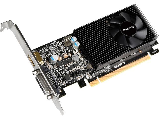 GIGABYTE GeForce GT 1030 Low Profile 2GB, GV-N1030D5-2GLShips 7-10 working days GeForce GT 1030 Low Profile The low profile design makes GIGABYTE GeForce GT 1030 graphics card an ideal choice for small systems. Powered by NVIDIA’s Pascal architecture and
