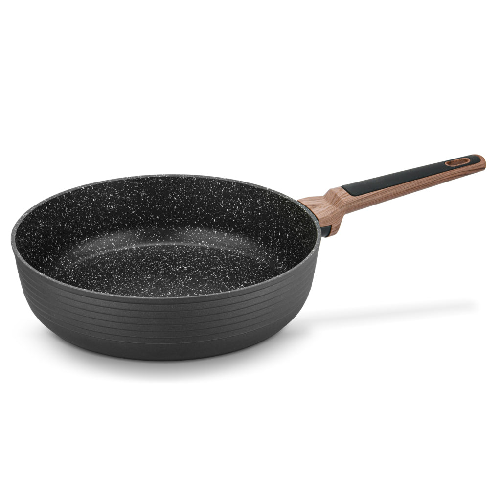 FISSMAN Aluminium with Non-Stick Coating Deep Frying Pan DIAMOND 28x7.5cmKitchen Storage14306 Deep frying pan DIAMOND 28x7.5 cm (aluminum with non-stick coating) FISSMAN is one of the leaders in the global cookware market, producing products that meet hig
