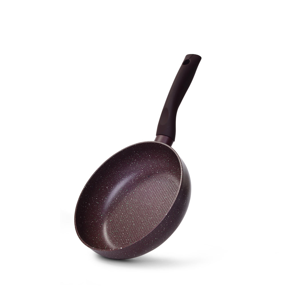 FISSMAN Deep Frying Pan MOSSES STONE 20x5.5cm with Induction Bottom Aluminium with Non-Stick CoatingKitchen StorageMOSSES STONE Series Cooking can be more than just a daily routine task, but it can also be a completely creative process. For this, a good m