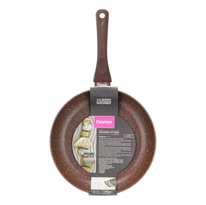 FISSMAN Frying pan MOSSES STONE 24x5.0 cm (aluminum with non-stick coating)Kitchen StorageCooking can be more than just a daily duty, but also quite a creative process. A good mood and the right cookware are sufficient to achieve this. A good-quality cook