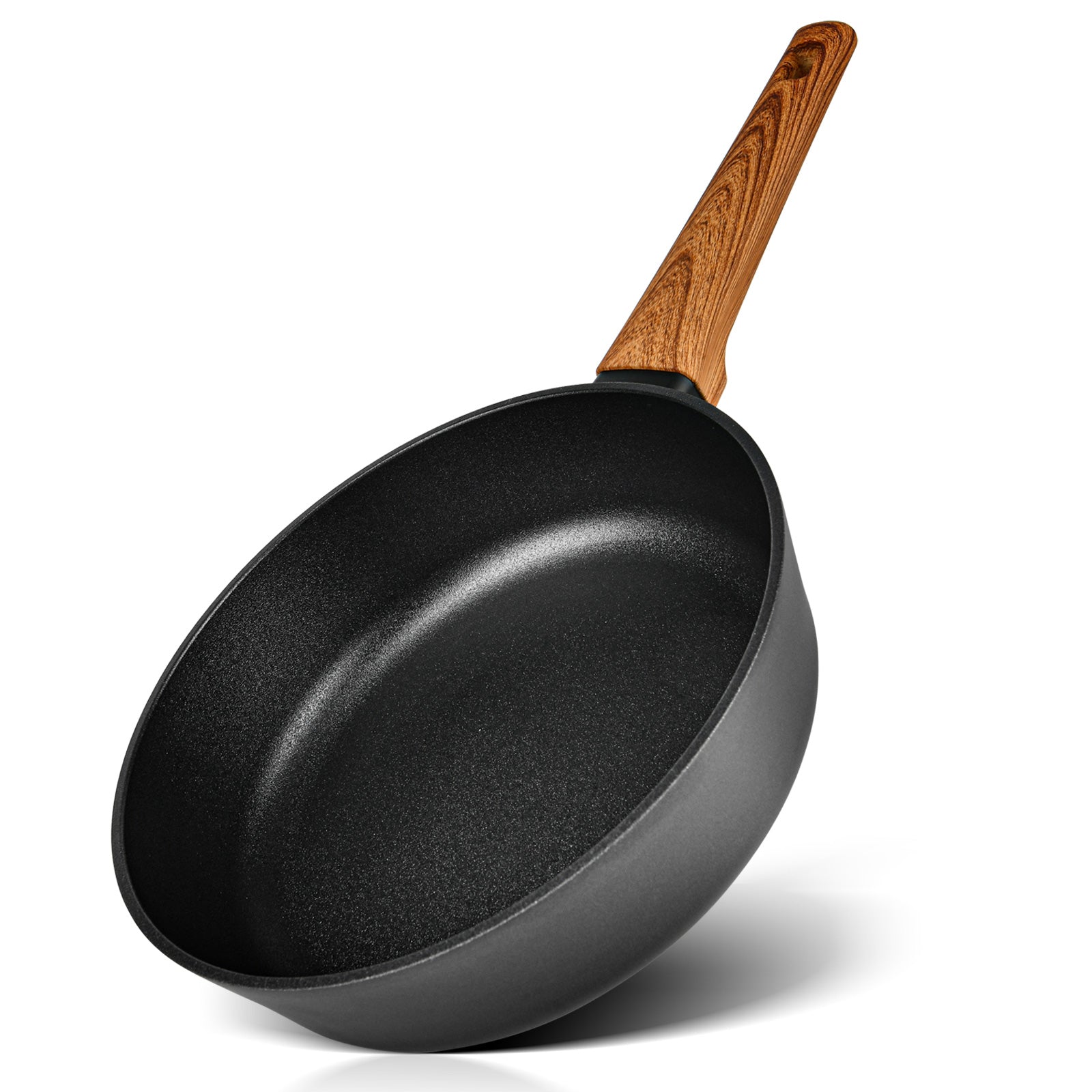 FISSMAN Deep Frying Pan VEGA 28x8cm with Double Screw Handle Aluminium With Non-Stick CoatingKitchen StorageThe recognized leader in the production of kitchenware - FISSMAN, presents a new VEGA range with Greblon C3 + PEEK coating, developed and produced