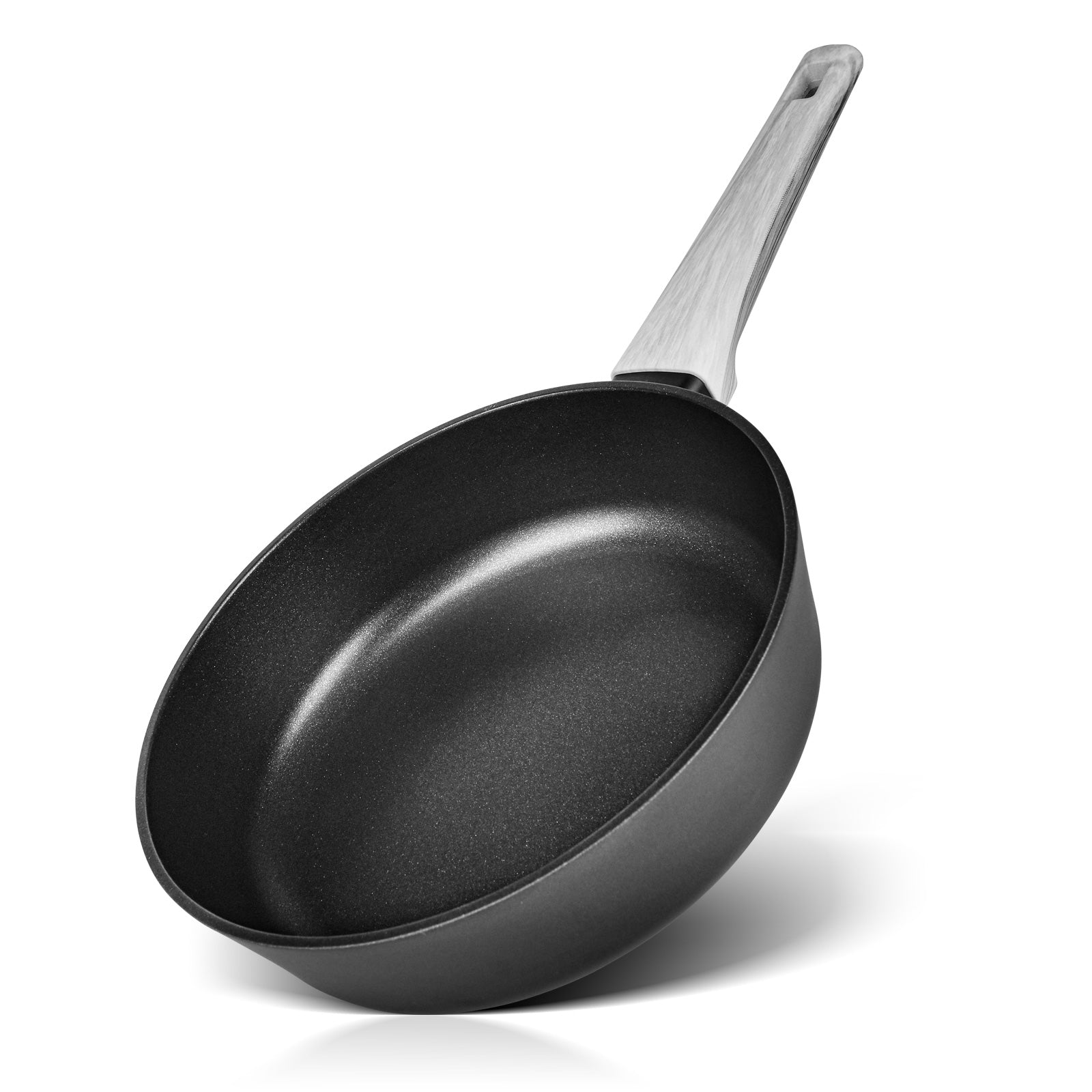 FISSMAN MIRA Deep Frying Pan With Double Screw Handle with Aluminum and Non-Stick Coating 24cmKitchen StorageMIRA SERIES The recognized leader in the production of kitchen utensils presents a new series of frying pans MIRA, the main advantage of which is