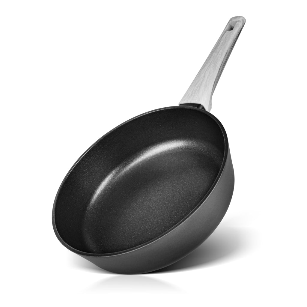 FISSMAN Aluminum with Non-Stick Coating Deep Frying Pan Mira 28cmKitchen StorageMIRA The recognized leader in the production of kitchen utensils presents a new series of frying pans MIRA, the main advantage of which is the Professional multilayer professi