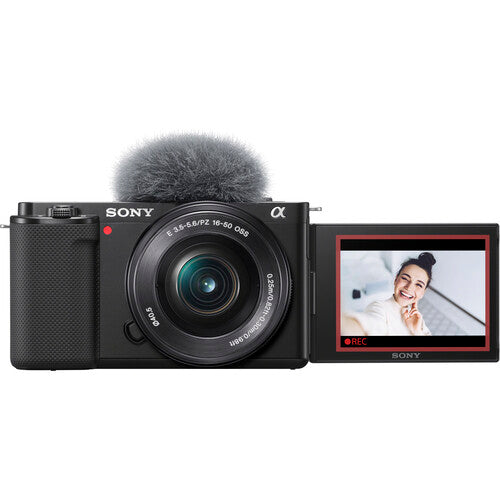 Sony Alpha ZV-E10 | Interchangeable-Lens Video Camera with 16-50mm f/n Power Zoom Kit LensCamerasCapture more of your world Choose how you see the world, and pick the lens that matches your style Choose just the right lens from Sony's extensive range of E