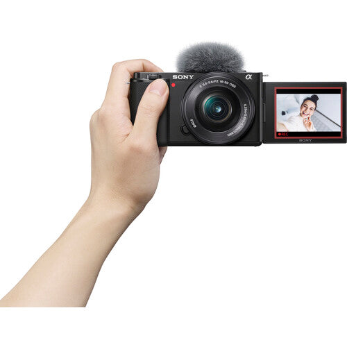 Sony Alpha ZV-E10 | Interchangeable-Lens Video Camera with 16-50mm f/n Power Zoom Kit LensCamerasCapture more of your world Choose how you see the world, and pick the lens that matches your style Choose just the right lens from Sony's extensive range of E