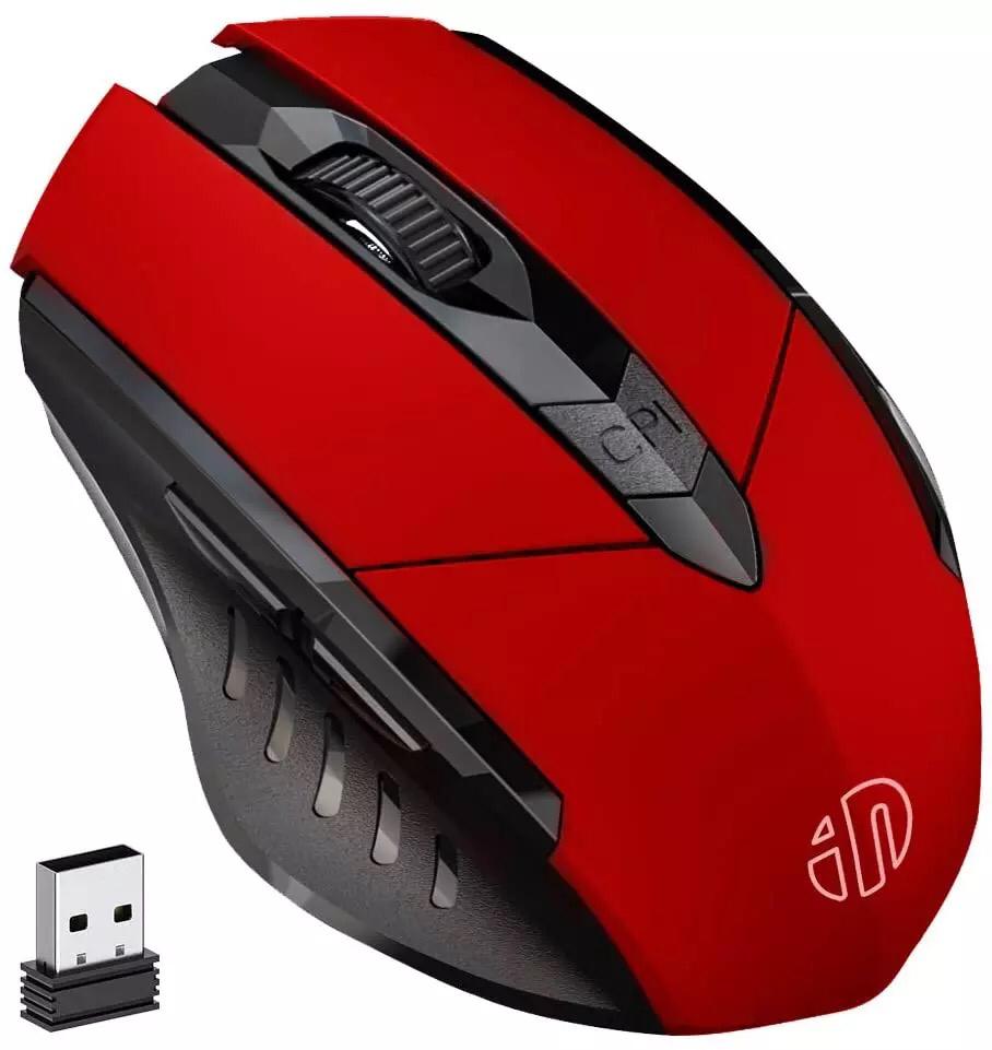 USB Wireless Mouse - RedComputer & Laptop AccessoriesUSB Wireless mouse 1200 DPI Adjustable USB 3.0 Receiver Optical Computer Mouse 2.4GHz Ergonomic Mice For Laptop PC Mouse Desktop, LAPTOP, Desktop, Laptop, Computer red color