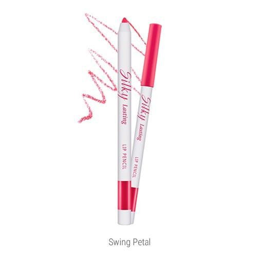 MISSHA Silky Lasting Lip PencilMake-UpMulti-purpose lip pencil, comfortably long-wearing, and soft vibrant colors 1. Multi-lip pencil for all your lip makeup looksEasily draw to achieve natural lip line, full cover lips, gradation lips, and even two-tone