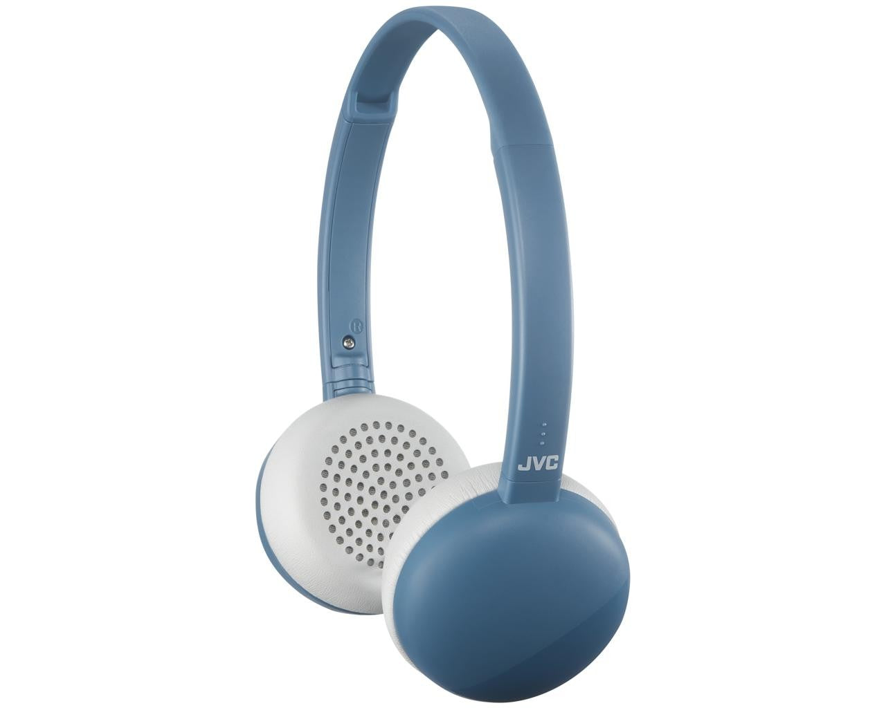 JVC Wireless On-ear Noise Cancelling HeadphoneHeadphonesWireless with Bluetooth connection 11 hours listening with rechargeable battery Integrated 3button remote with mic Light weight with flat foldable design