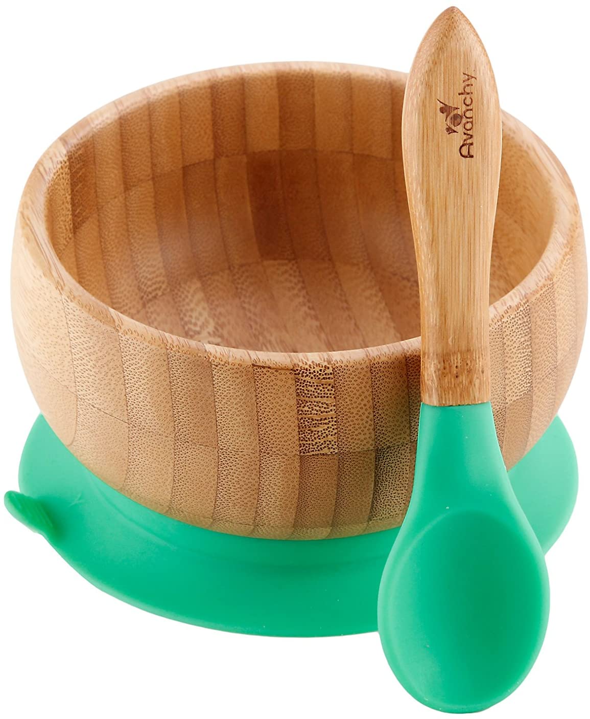 Avanchy Baby Bamboo Stay Put Suction BOWL + Spoon GNNursing & FeedingKey Feature Bamboo is 100% biodegradable Environmentally friendly Antimicrobial and antibacterial materials Plastic-free, BPA-free, PVC-free, lead-free, and phthalate-free Non-toxic, hyp