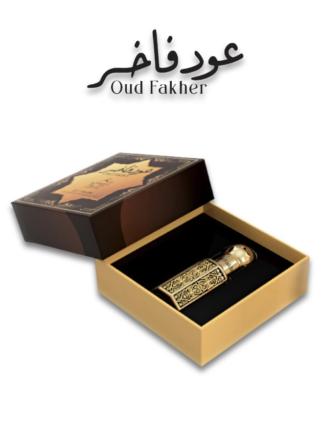 A to Z Creation Oud Fakher - Luxury Concentrated Perfume Oil 12mlPerfumes & FragrancesAn enriching effusion of the finest Indian and Cambodian Oud. The rich and potent fragrance of Oud Fakher is simply just mesmerizing.