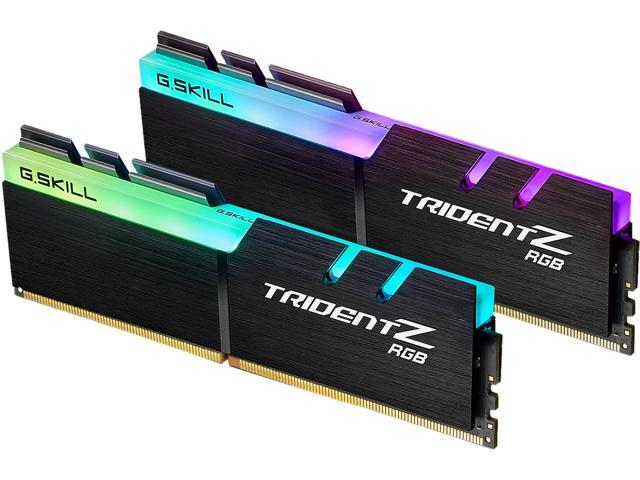 TridentZ RGB Series 32GB (2 x 16GB) 288-Pin PC RAM DDR4 3600 (PC4 28800) Intel XMP Desktop Memory Model F4-3600C16D-32GTZRC