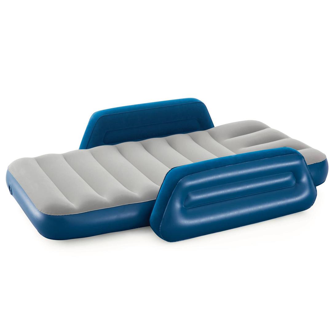 Bestway 1-Person Inflatable Air Bed for Kids Blue & Gray (76 x 145 x 18 cm)OutdoorOffers comfortable, peaceful & pleasant sleep time for your little ones while camping outside or staying indoors Ideal for children from 3 to 6 years old Features two armres