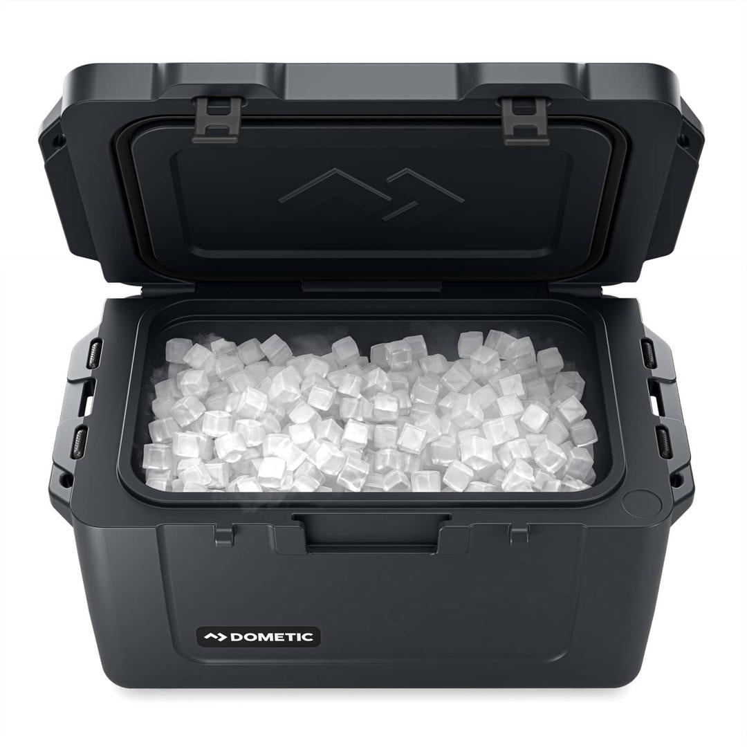 Dometic Patrol 35 Slate Insulated Ice Chest (35 L)OutdoorDometic Patrol 35 Slate Insulated Ice Chest has thick PU insulation keeps ice frozen for days This ice chest has large, leak-proof drain makes cleaning easy The ice chest’s deep-freeze lid seal ensu