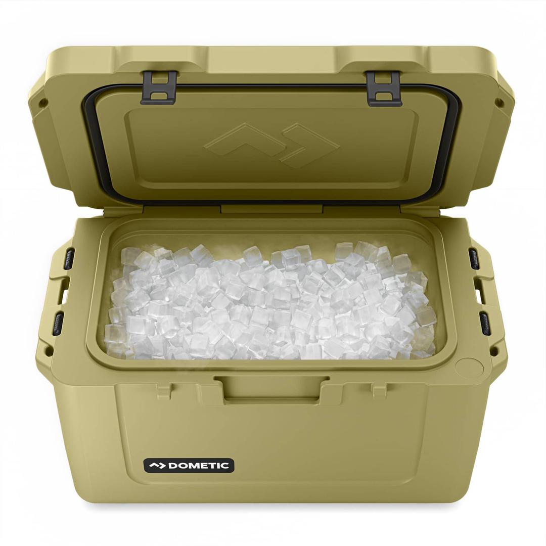 Dometic Patrol 35 Olive Insulated Ice Chest (35 L)OutdoorDometic Patrol 35 Olive Insulated Ice Chest has thick PU insulation keeps ice frozen for days This ice chest has large, leak-proof drain makes cleaning easy The ice chest’s deep-freeze lid seal ensu