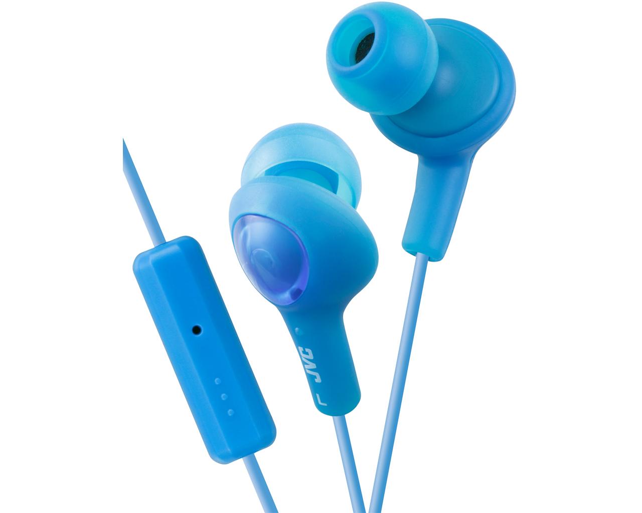 JVC Wired In-ear Headphone HA-FR6HeadphonesColorful headphones with hands-free operation on iPod/iPhone/iPad/BlackBerry (1 button remote control & mic)Soft rubber body for comfortable fitSuperior sound-isolation1.0m color cord with gold-plated iPhone comp