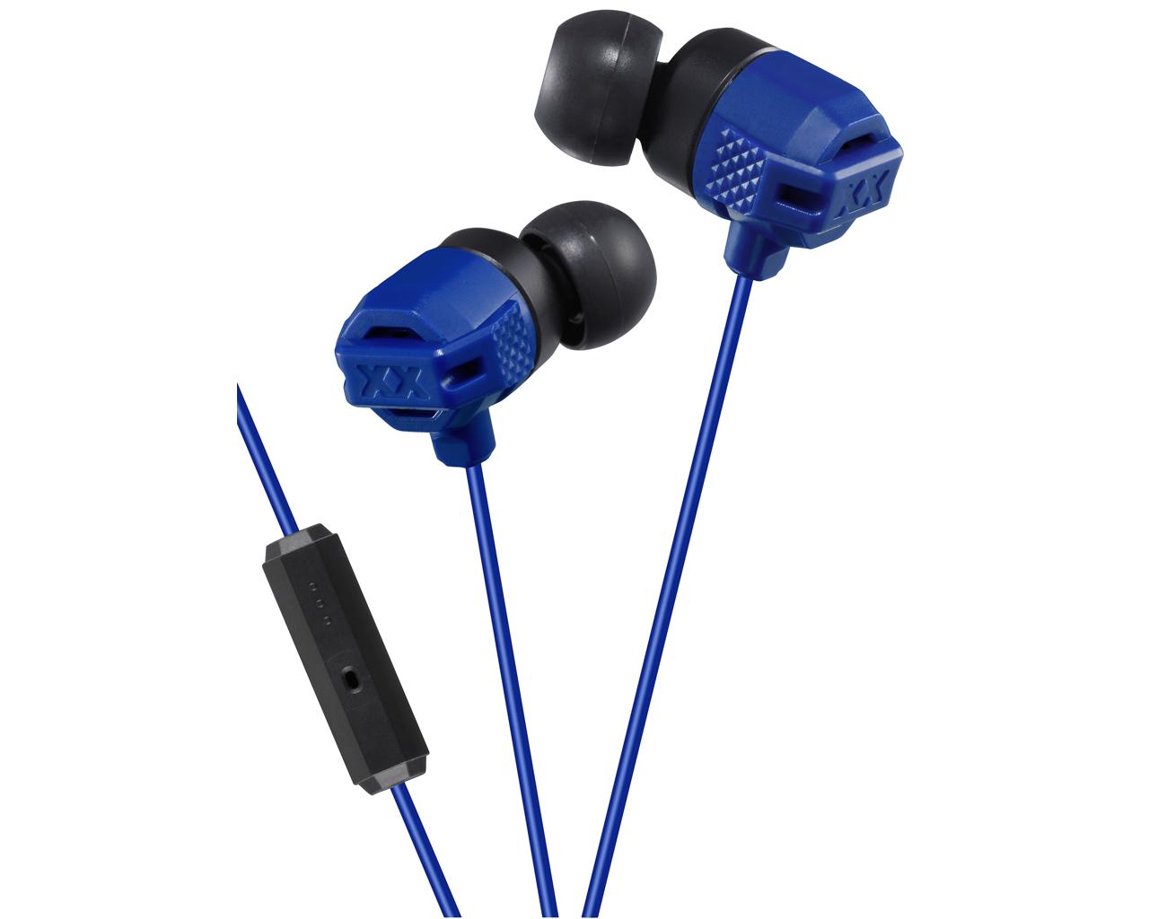 JVC Wired In-ear Extreme Headphone HA-FR202HeadphonesIn-line 1-button remote & mic for iPhone / Android / BlackBerry"Extreme Bass Ports" and 11mm Neodymium driver units deliver ultimate bass soundRobust body with anti-impact "Tough Protectors"Ergonomicall