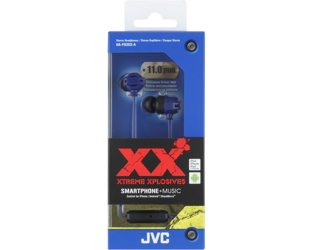 JVC Wired In-ear Extreme Headphone HA-FR202