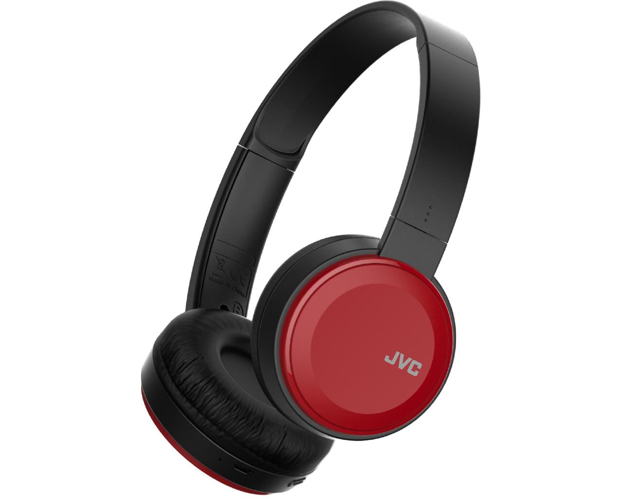 JVC Wireless On-ear Headphone HA-S30BTHeadphonesListen wirelessly to your favourite musicAll Bluetooth function operated with 4 buttons on headphone housingBass Boost function for dynamic bass sound (on/off)Flat-foldable design for ease of portability17 h