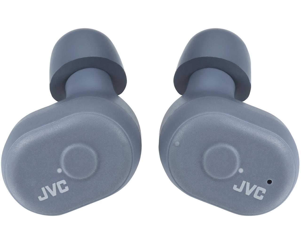 JVC Truly Wireless Earbuds HA-A10THeadphonesTruly Wireless headphonesMemory foam earpieces for secure and comfortable fitUp to 4 hours + 10 hours* battery life *Charging caseAuto On and ConnectVoice assistant compatibleIPX5 water resistantTrendy 4-color v