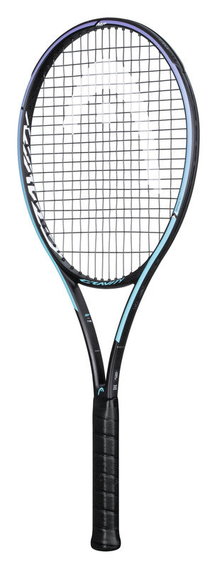Gravity MP 2021EquipmentsDominate any court and opponent with the GRAVITY MP. From the massive sweetspot to the new, bold and distinctive flip design in bright colors, with a yellow-green fade on one side and a blue-violet fade on the other, this is a mod