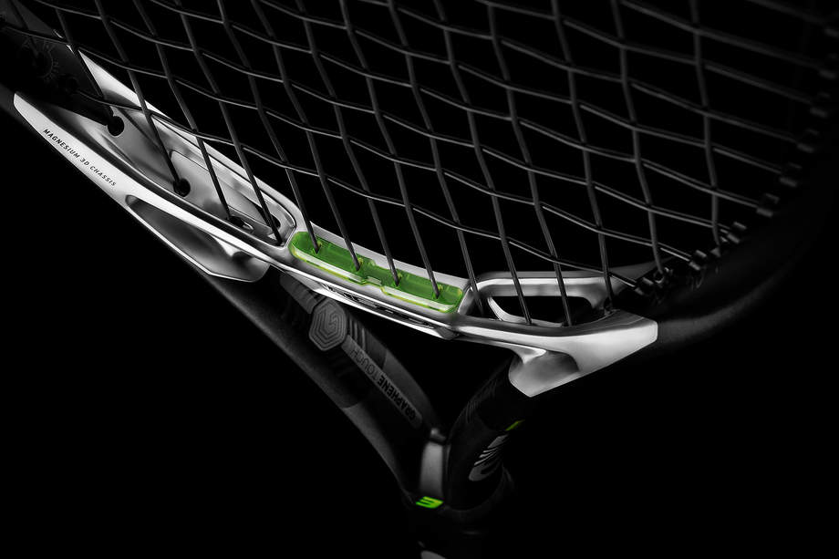MXG 3EquipmentsDesigned like no other for those who play like no other: With MxG, the MxG 3 features the first racquet technology that combines precision-injected Magnesium and Graphene to provide the ultimate balance of power and control like no other ra