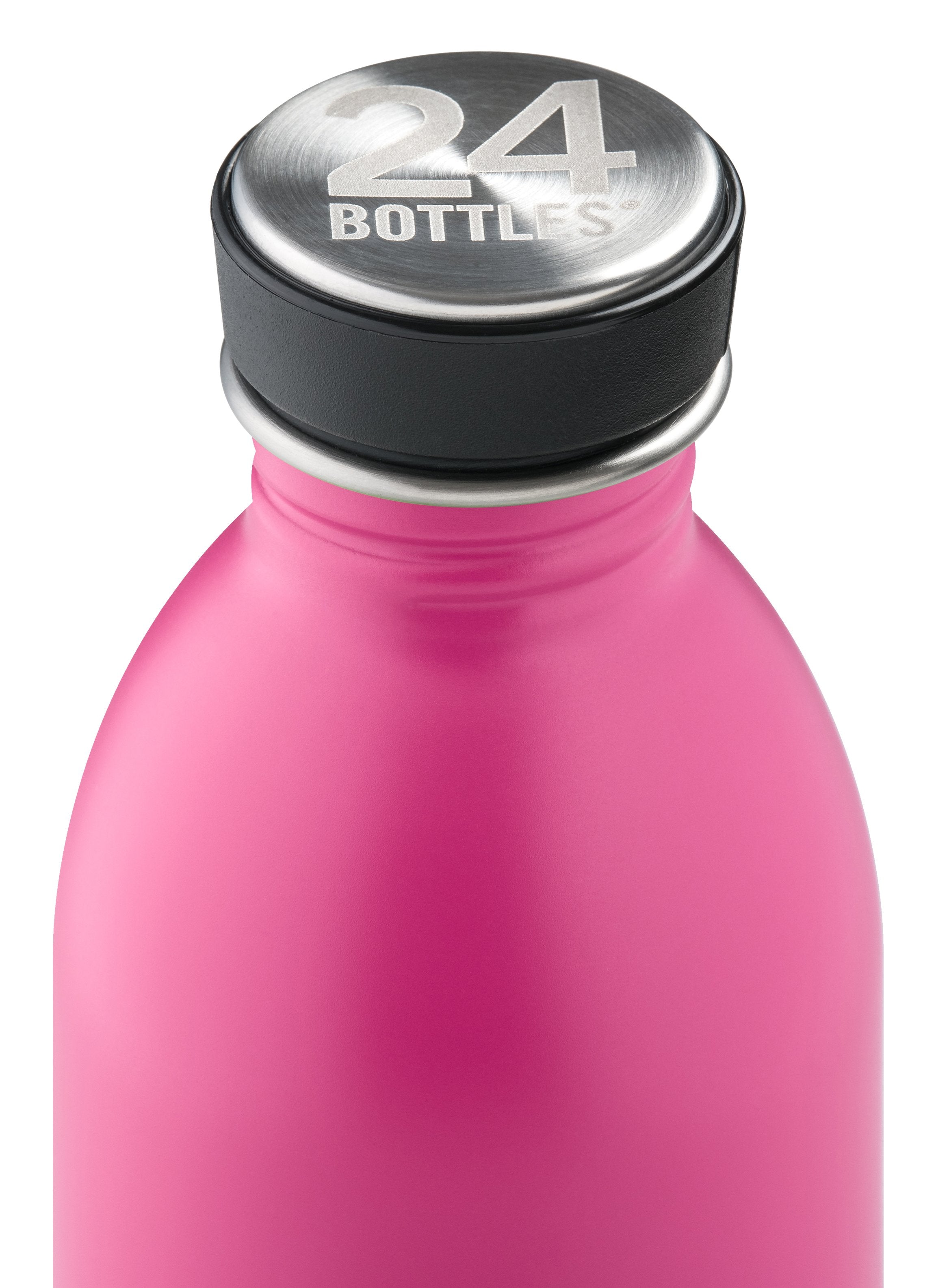 24Bottles URBAN Bottle (500ml) Lightest Insulated Stainless Steel Water Bottle, Eco-Friendly Reusable BPA-Free Hot Cold Modern, Portable, Leak Proof for Travel, Office, Home, Gym -  Passion Pink